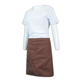 AP146 Design Net Color Half-length Apron Cotton Canvas Apron Manufacturer AP146 Design Net Color Half-length Apron Cotton Canvas Apron Manufacturer